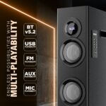Intex TW-XH 13503 FMUB (Dual) 150 W Bluetooth Tower Speaker (Black, 2.1 Channel) - Image 2