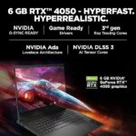 HP Omen AMD Ryzen 7 Octa Core 7840HS - (16 GB/1 TB SSD/Windows 11 Home/6 GB Graphics/NVIDIA GeForce RTX 4050/165 Hz) 16-xd0015AX Gaming Laptop (16.1 Inch, Shadow Black, 2.37 Kg) - Image 3