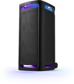 SONY Tower 9 Massive BASS & Powerful sound, 25 Hrs Battery, 360 Party Sound & Light Bluetooth Party Speaker (Black, Stereo Channel)