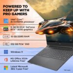HP Victus Intel Core i5 14th Gen 14450HX - (16 GB/512 GB SSD/Windows 11 Home/6 GB Graphics/NVIDIA GeForce RTX 3050/144 Hz) 16-r1703TX Gaming Laptop (16.1 inch, Mica Silver, 2.31 kg, With MS Office) - Image 3