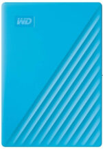 WD My Passport 2 TB External Hard Disk Drive (HDD) (Blue, Black)